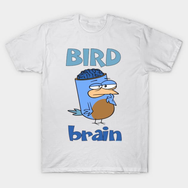 Birdbrain Design for Bird Lovers T-Shirt by ConCept